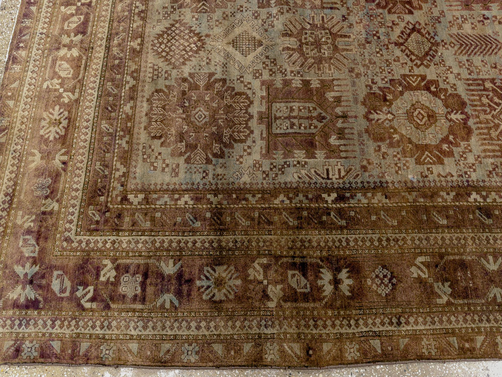 Antique Indian Agra Gallery Carpet, No.8782 - Galerie Shabab