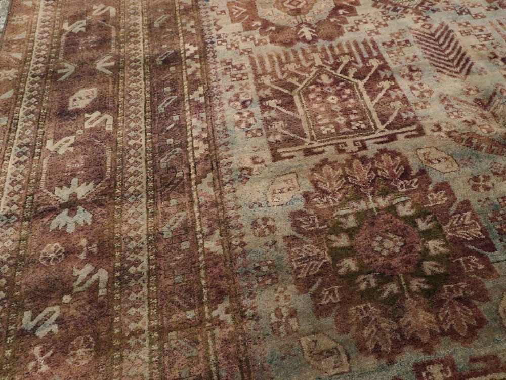 Antique Indian Agra Gallery Carpet, No.8782 - Galerie Shabab