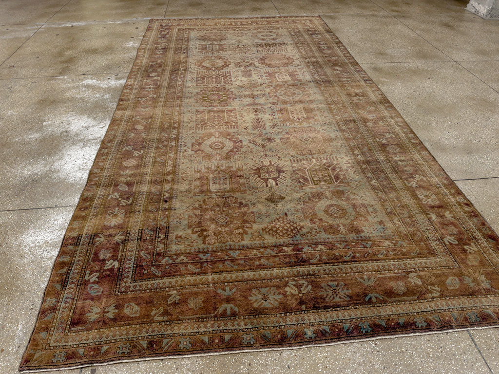 Antique Indian Agra Gallery Carpet, No.8782 - Galerie Shabab