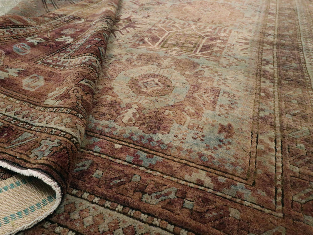 Antique Indian Agra Gallery Carpet, No.8782 - Galerie Shabab