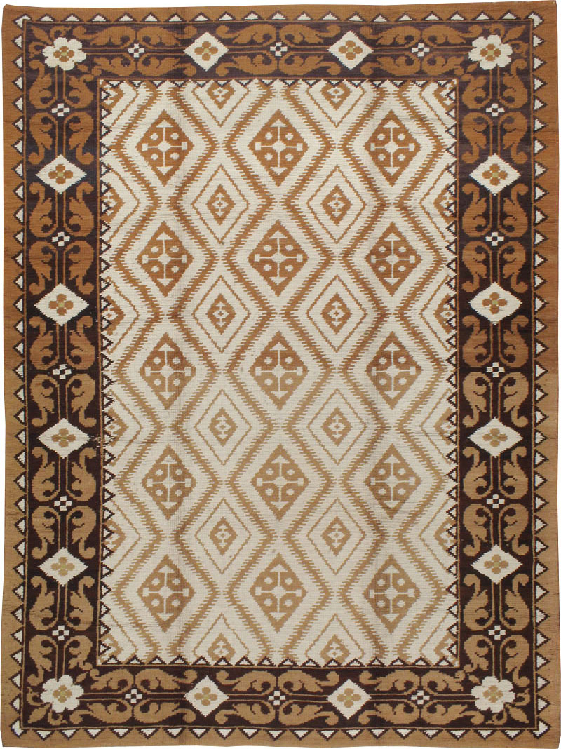 Vintage Spanish Cuenca Carpet, No.8788 - Galerie Shabab