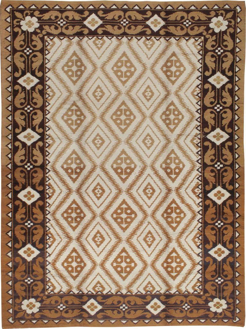 Vintage Spanish Cuenca Carpet, No.8788 - Galerie Shabab