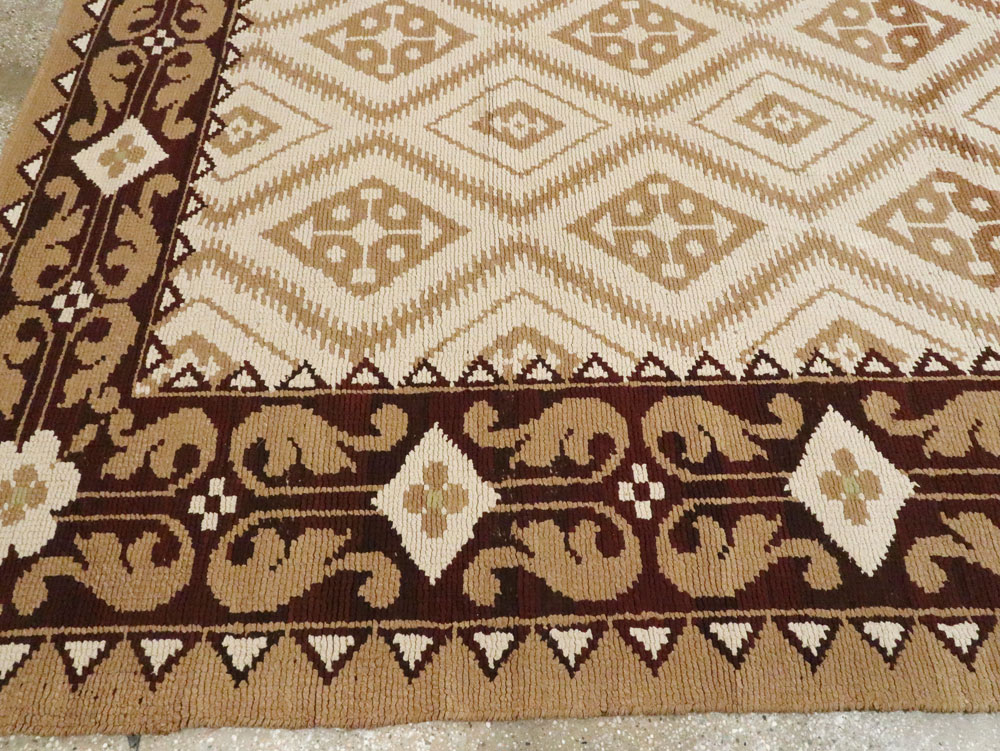 Vintage Spanish Cuenca Carpet, No.8788 - Galerie Shabab