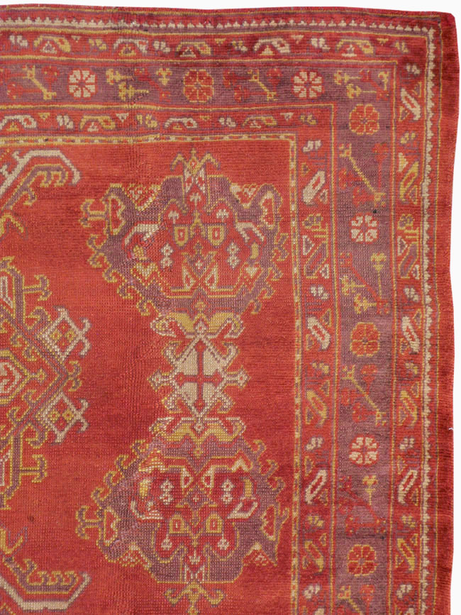 Vintage Turkish Oushak Carpet, No.8831 - Galerie Shabab