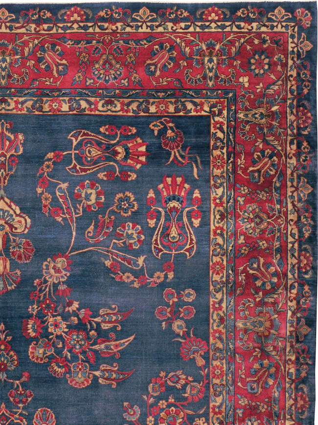 Antique Persian Lavar Kerman Carpet, No.8832 - Galerie Shabab