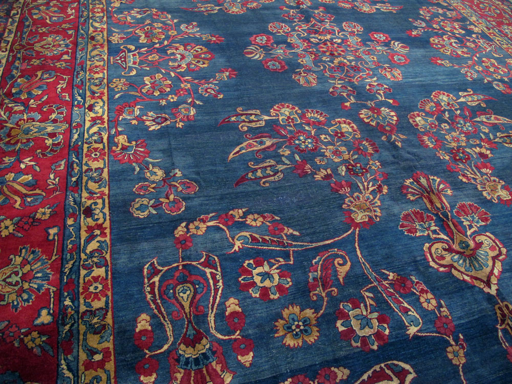 Antique Persian Lavar Kerman Carpet, No.8832 - Galerie Shabab