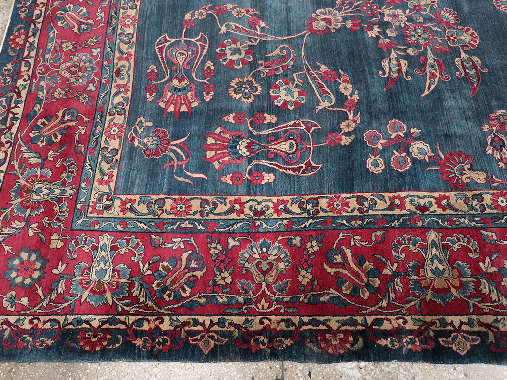 Antique Persian Lavar Kerman Carpet, No.8832 - Galerie Shabab