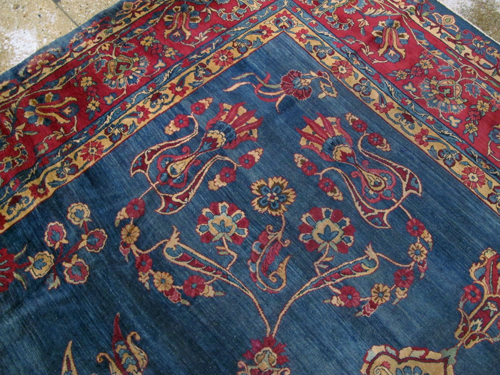 Antique Persian Lavar Kerman Carpet, No.8832 - Galerie Shabab