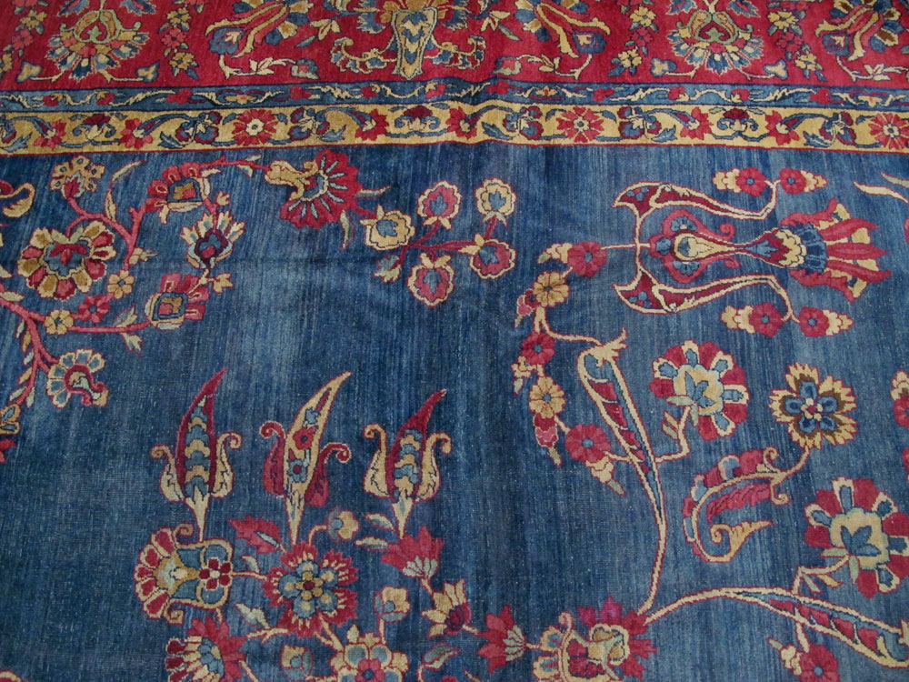 Antique Persian Lavar Kerman Carpet, No.8832 - Galerie Shabab