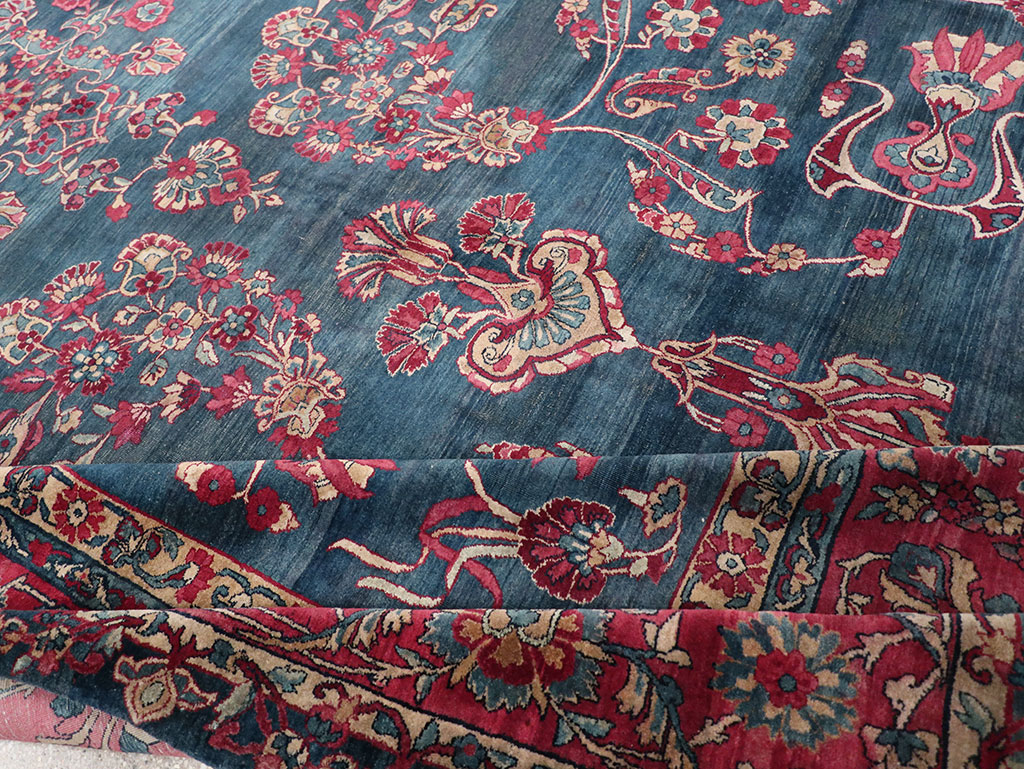 Antique Persian Lavar Kerman Carpet, No.8832 - Galerie Shabab