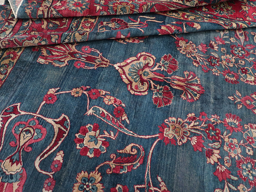 Antique Persian Lavar Kerman Carpet, No.8832 - Galerie Shabab