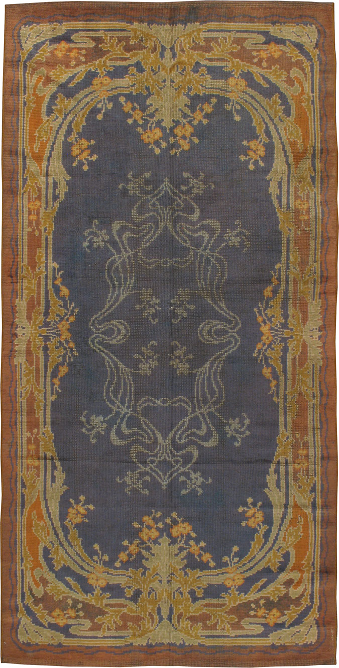 Antique European Donegal Gallery Carpet, No.8842 - Galerie Shabab
