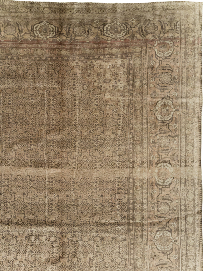 Antique Persian Tabriz Carpet, No.8864 - Galerie Shabab