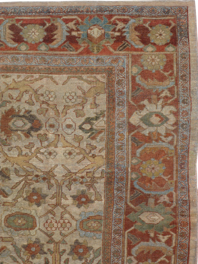 Antique Persian Mahal Carpet, No.8872 - Galerie Shabab