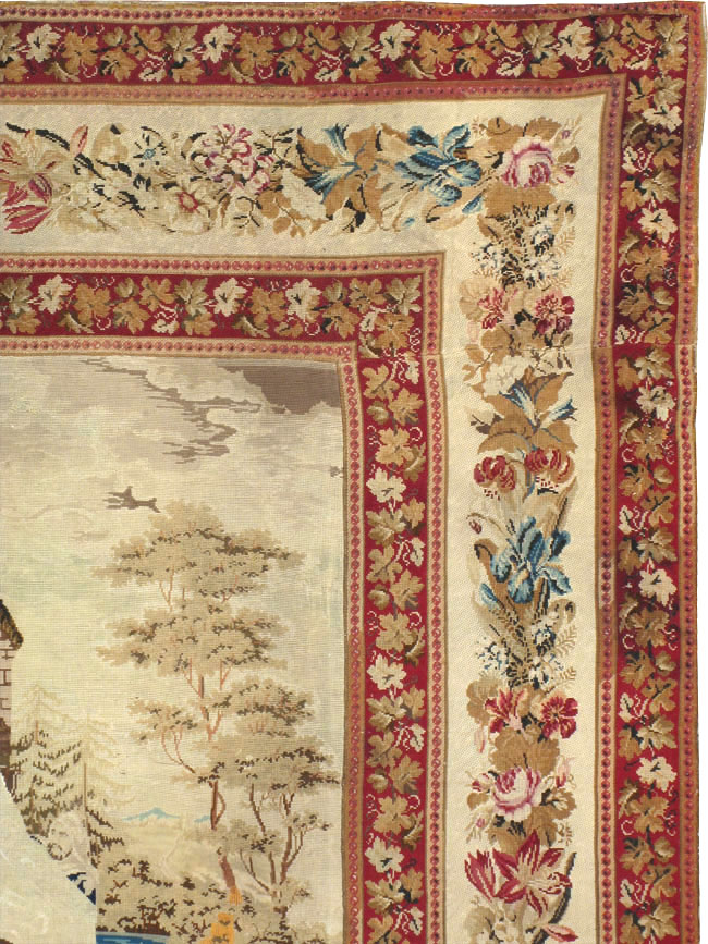 Antique English Tapestry, No.8881 - Galerie Shabab