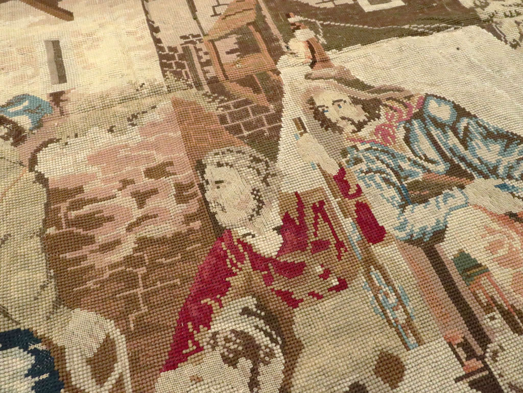 Antique English Tapestry, No.8881 - Galerie Shabab