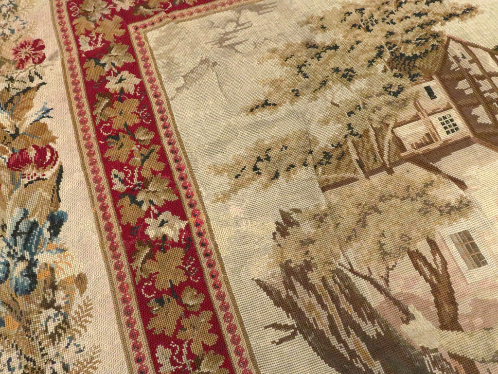 Antique English Tapestry, No.8881 - Galerie Shabab