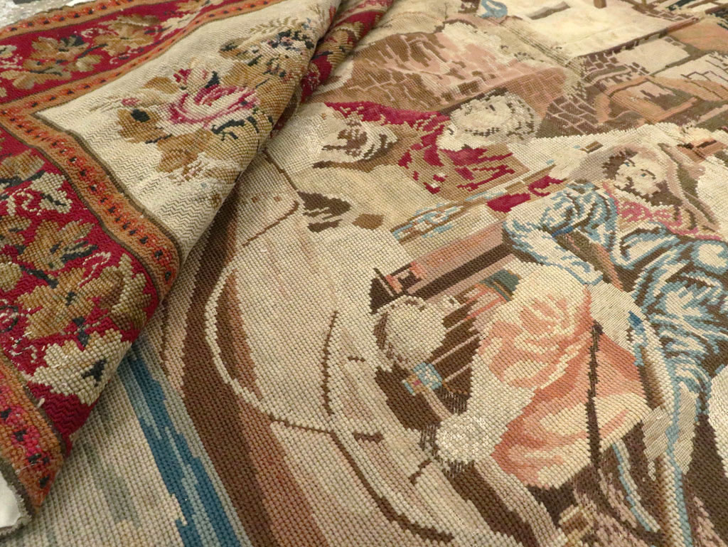 Antique English Tapestry, No.8881 - Galerie Shabab