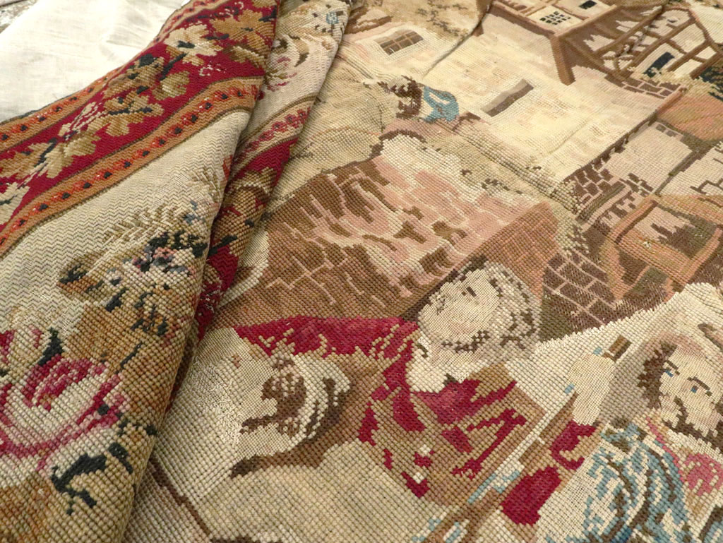 Antique English Tapestry, No.8881 - Galerie Shabab