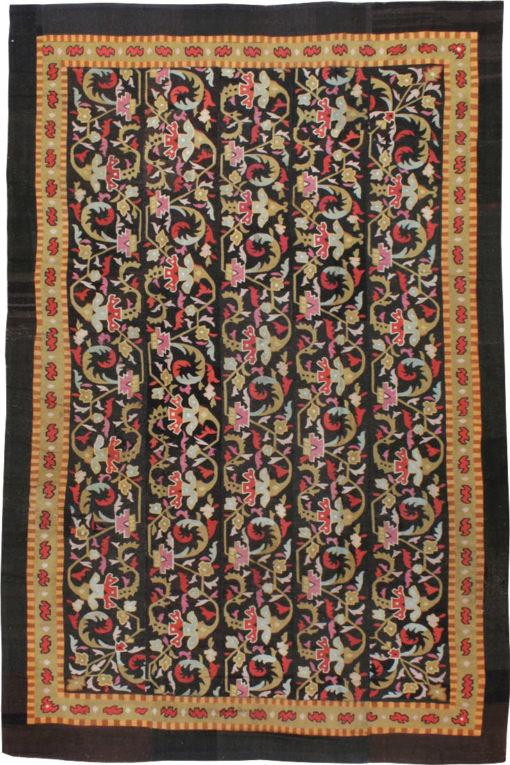 Antique French Aubusson Carpet, No.8883 - Galerie Shabab
