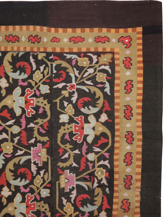 Antique French Aubusson Carpet, No.8883 - Galerie Shabab