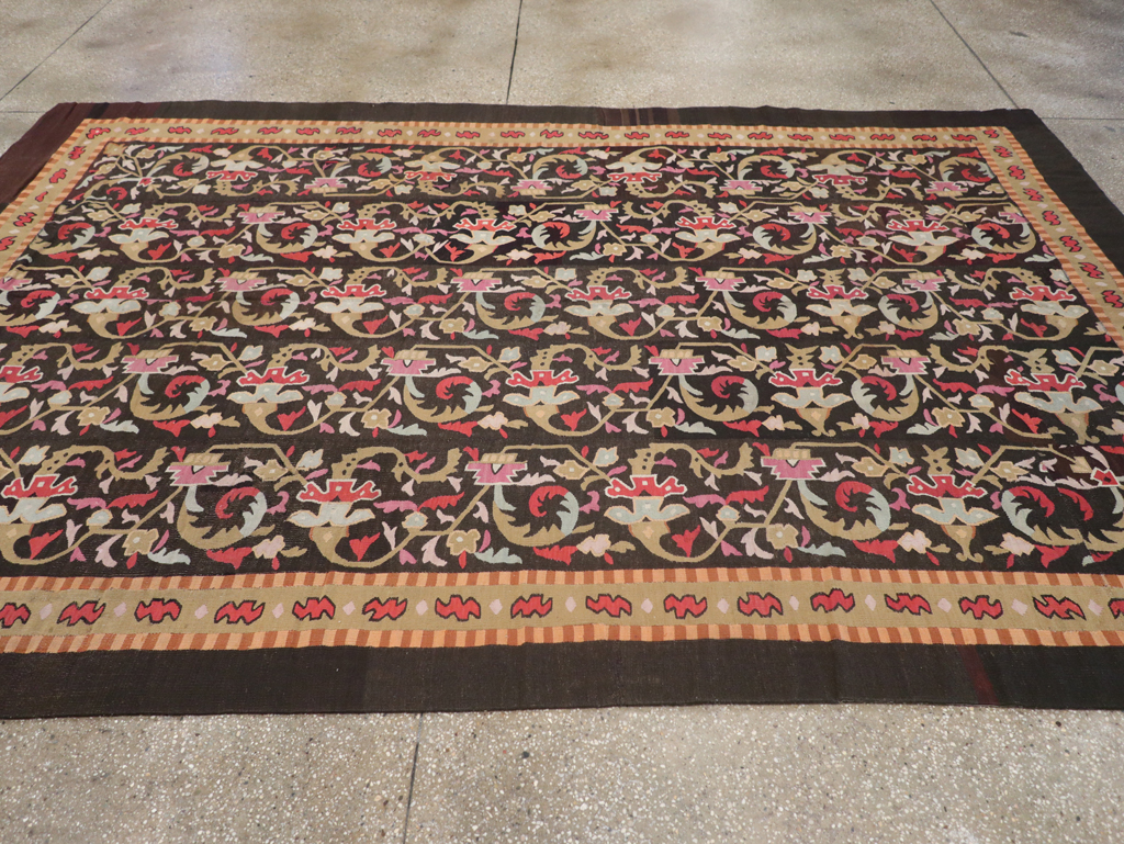 Antique French Aubusson Carpet, No.8883 - Galerie Shabab