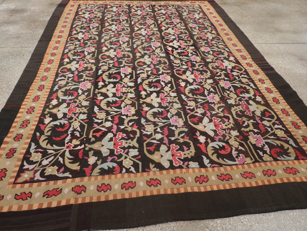 Antique French Aubusson Carpet, No.8883 - Galerie Shabab