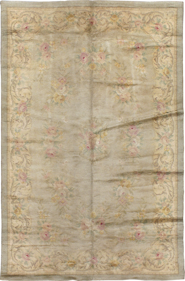Antique Spanish Savonnerie Carpet, No.8888 - Galerie Shabab