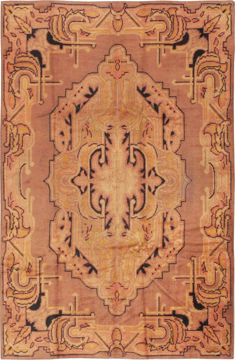 Antique European Art Deco Carpet, No.8907 - Galerie Shabab