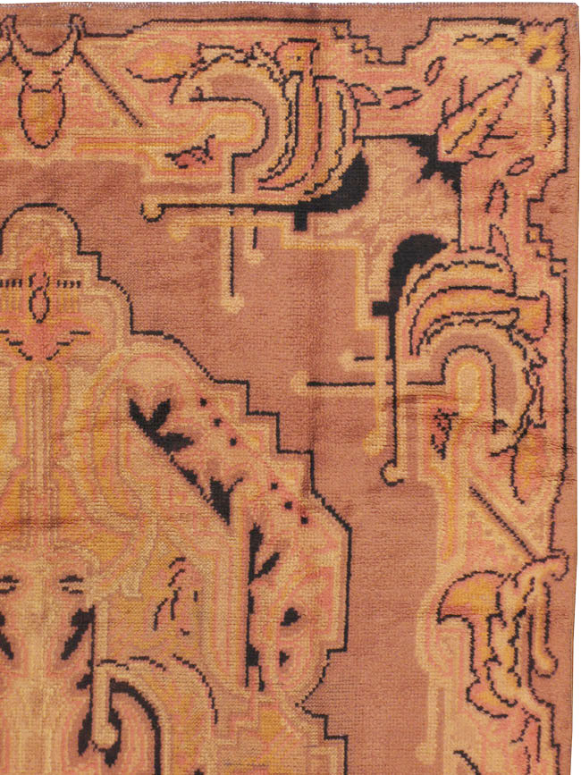 Antique European Art Deco Carpet, No.8907 - Galerie Shabab