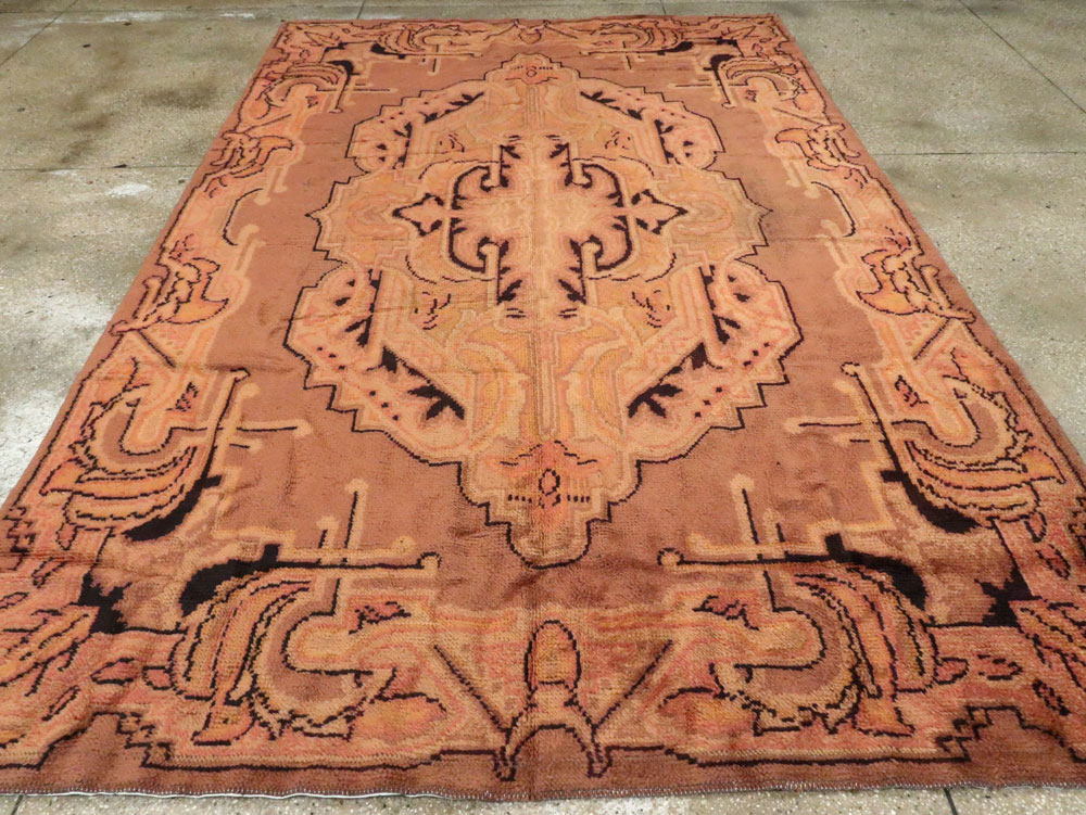 Antique European Art Deco Carpet, No.8907 - Galerie Shabab