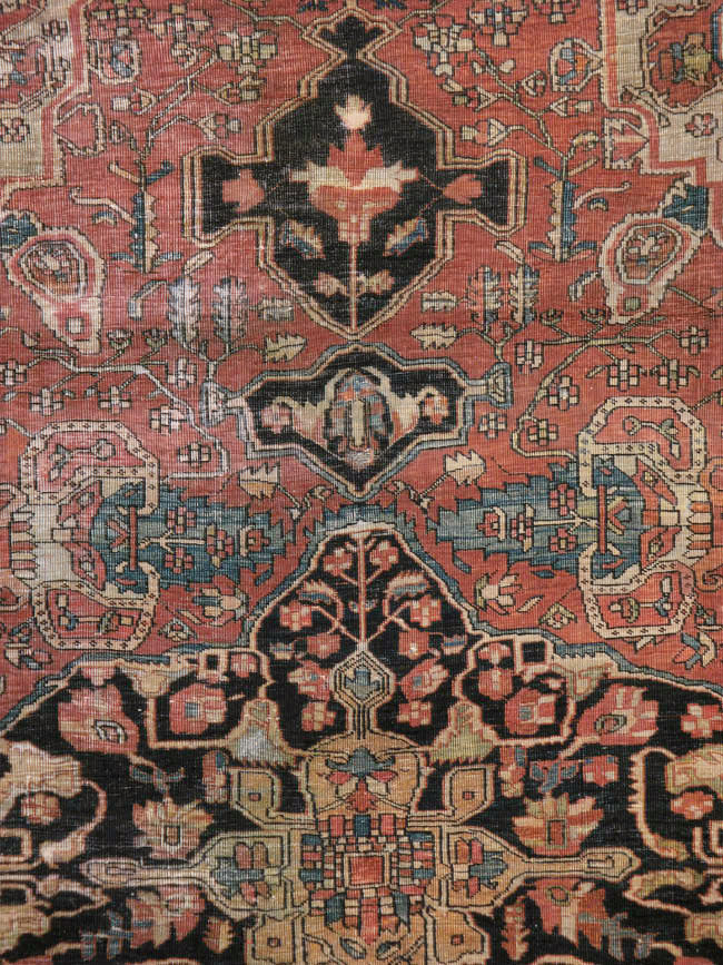 Antique Persian Fereghan Sarouk Carpet, No.8924 - Galerie Shabab