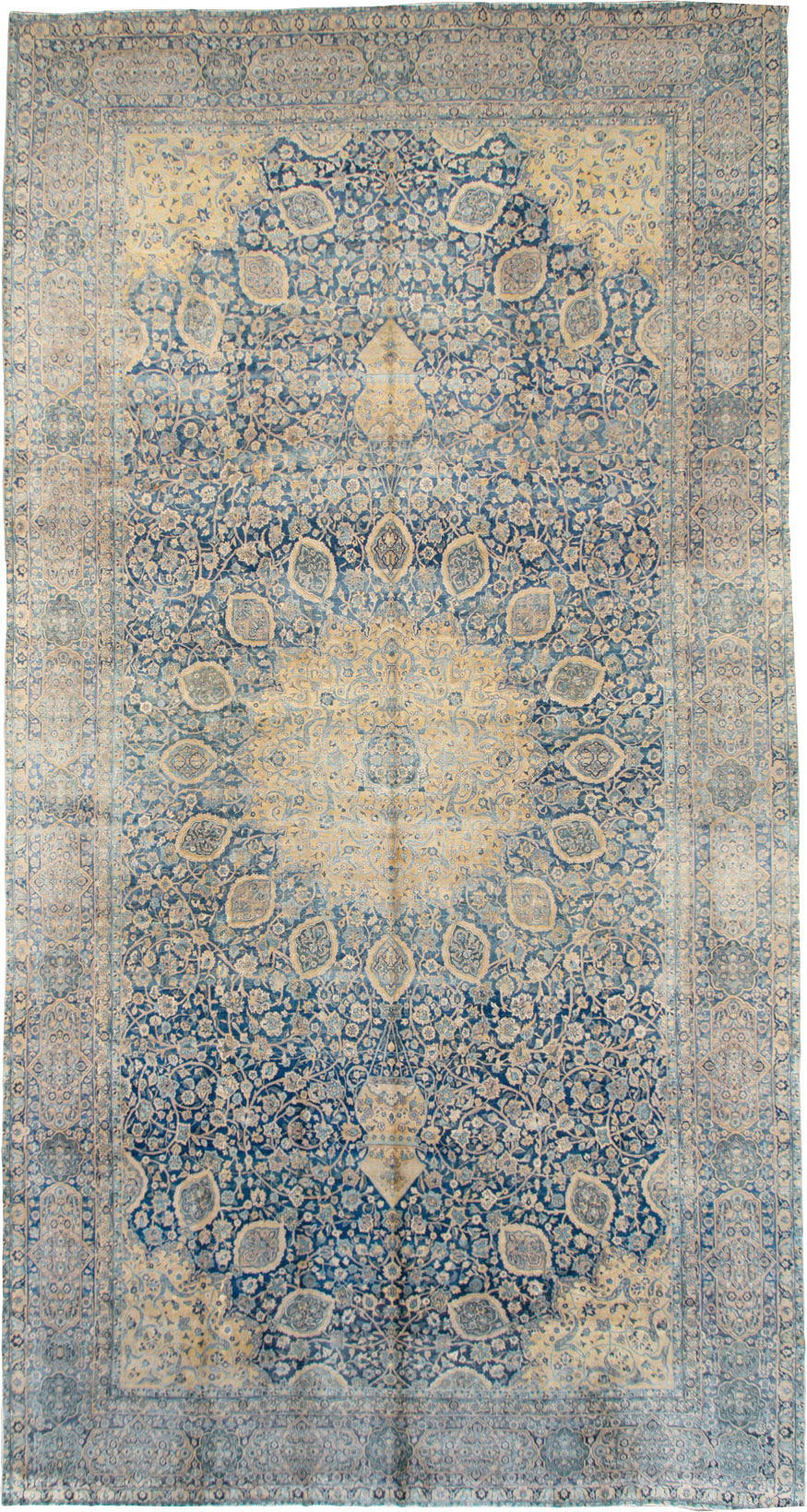 Antique Persian Lavar Kerman Carpet, No.8937 - Galerie Shabab