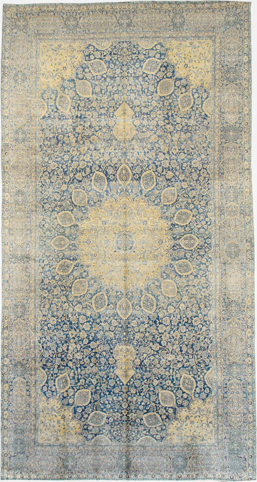 Antique Persian Lavar Kerman Carpet, No.8937 - Galerie Shabab