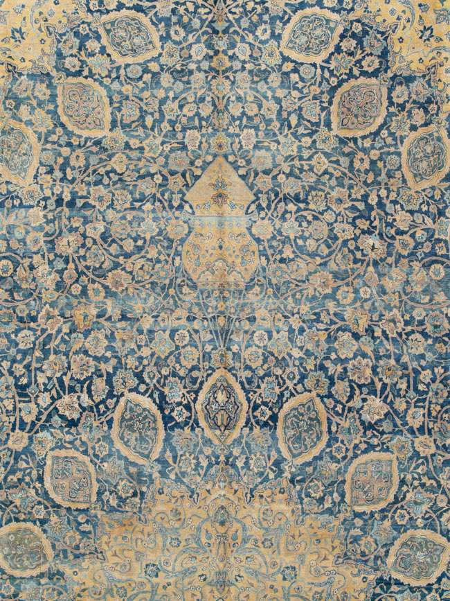 Antique Persian Lavar Kerman Carpet, No.8937 - Galerie Shabab