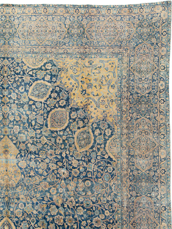 Antique Persian Lavar Kerman Carpet, No.8937 - Galerie Shabab