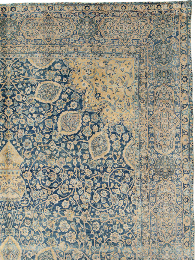 Antique Persian Lavar Kerman Carpet, No.8937 - Galerie Shabab
