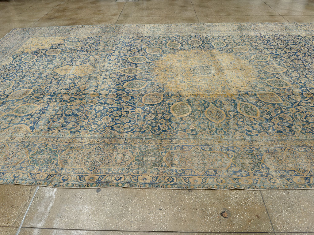 Antique Persian Lavar Kerman Carpet, No.8937 - Galerie Shabab