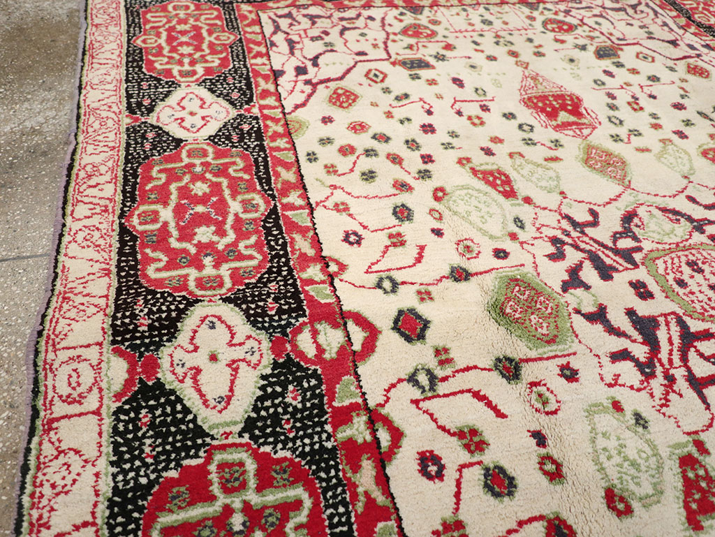 Antique Indian Agra Carpet, No.8951 - Galerie Shabab