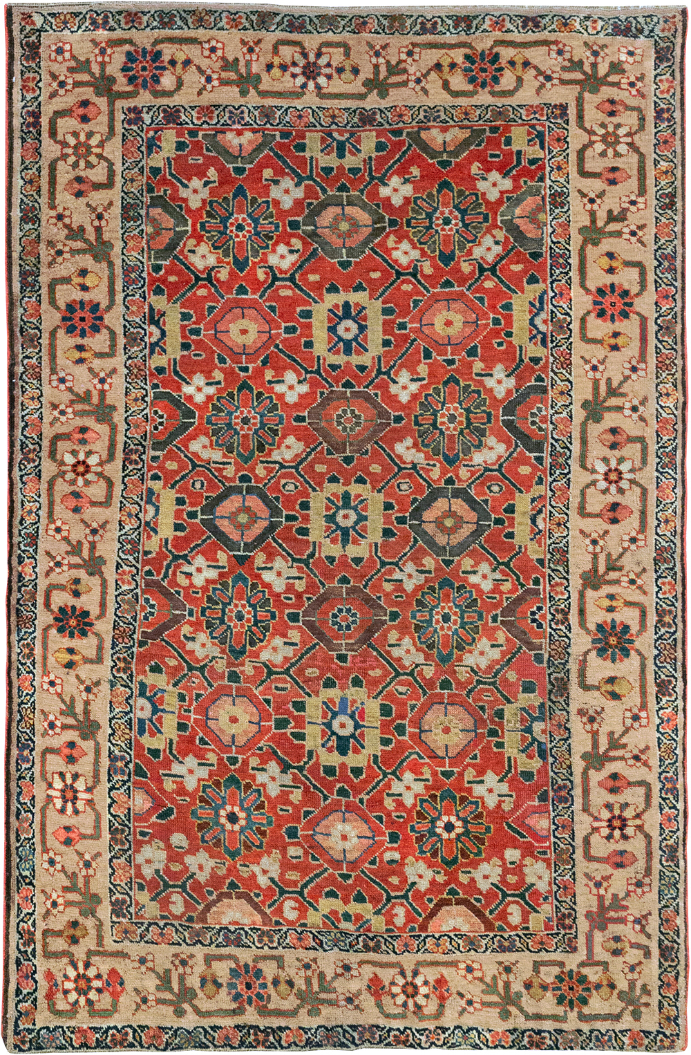 Antique Persian Kurd Bidjar Accent Rug, No.8965 - Galerie Shabab