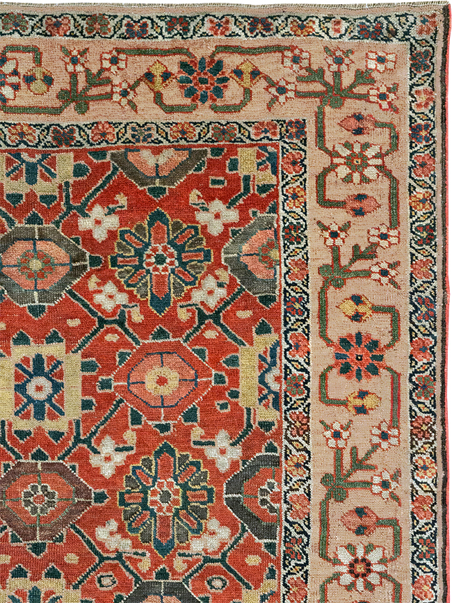 Antique Persian Kurd Bidjar Accent Rug, No.8965 - Galerie Shabab