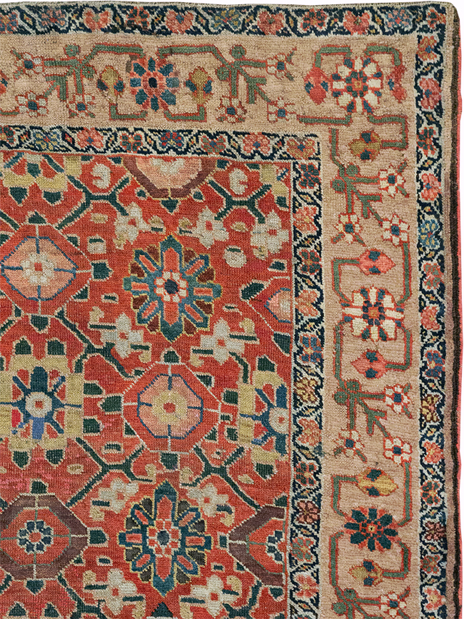 Antique Persian Kurd Bidjar Accent Rug, No.8965 - Galerie Shabab