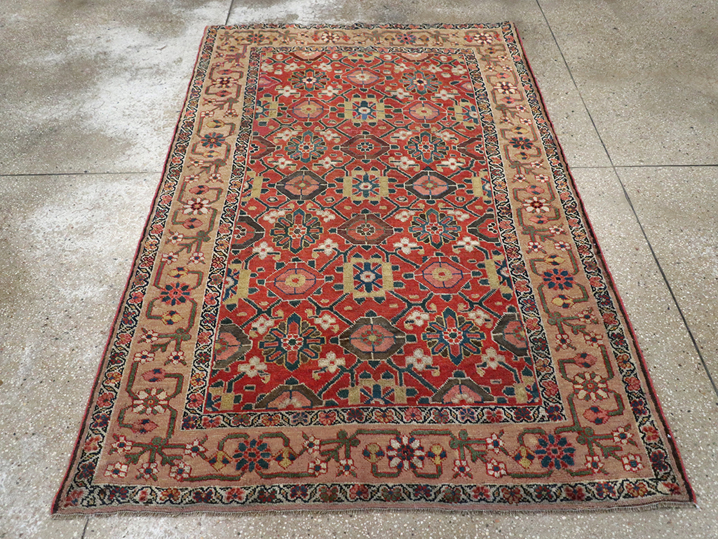 Antique Persian Kurd Bidjar Accent Rug, No.8965 - Galerie Shabab