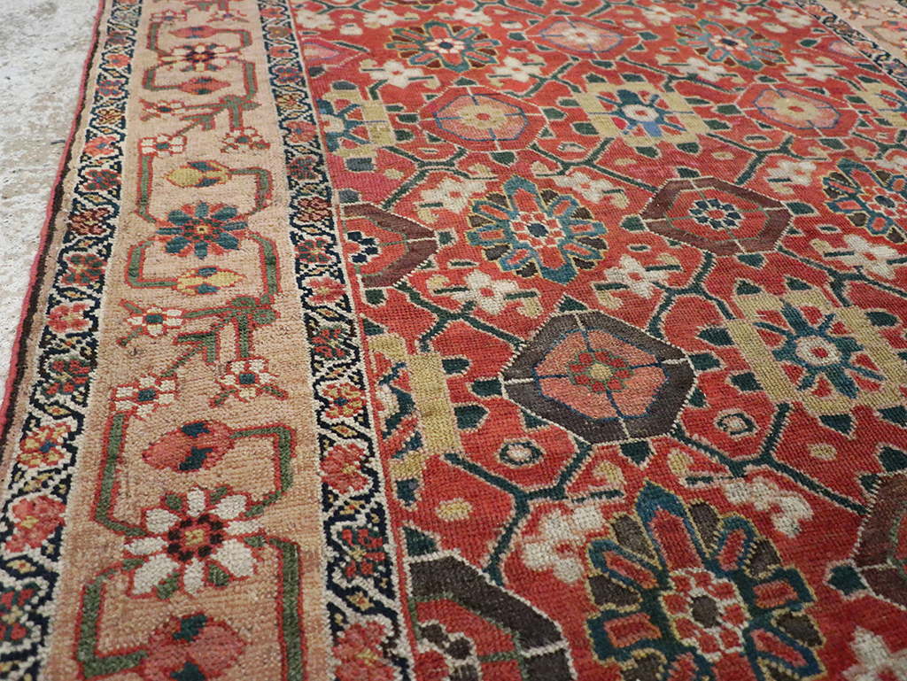 Antique Persian Kurd Bidjar Accent Rug, No.8965 - Galerie Shabab