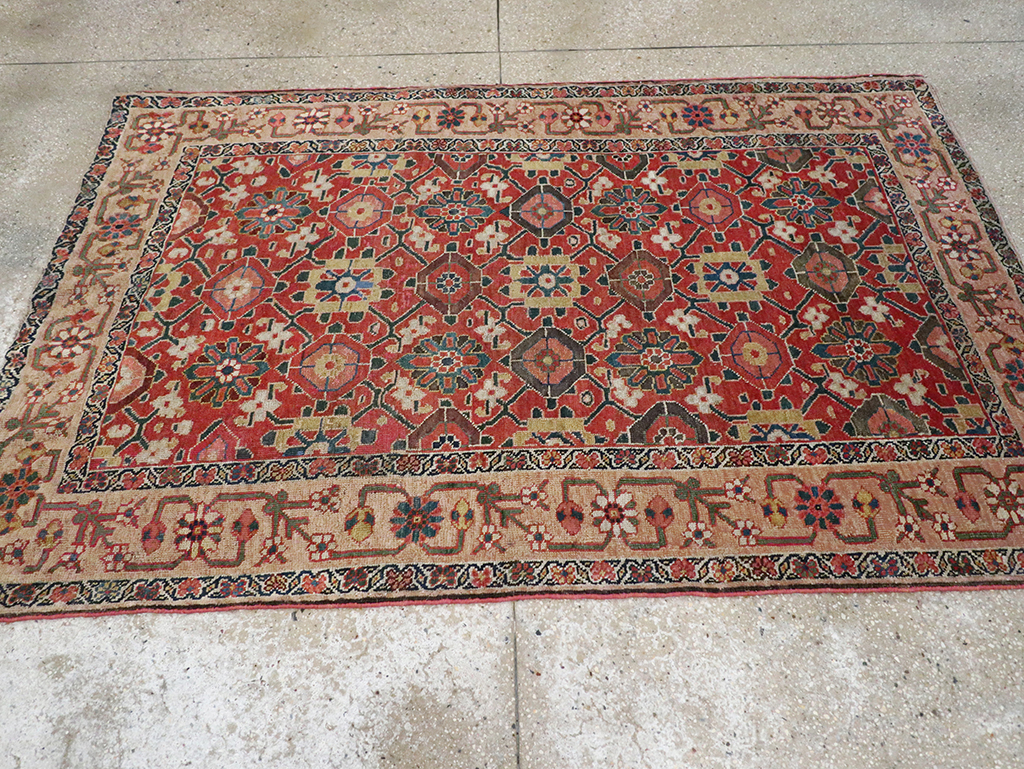 Antique Persian Kurd Bidjar Accent Rug, No.8965 - Galerie Shabab