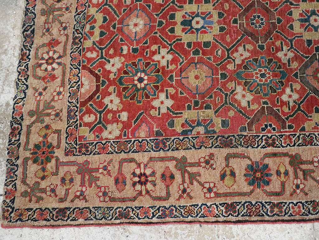 Antique Persian Kurd Bidjar Accent Rug, No.8965 - Galerie Shabab