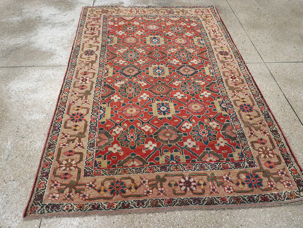 Antique Persian Kurd Bidjar Accent Rug, No.8965 - Galerie Shabab