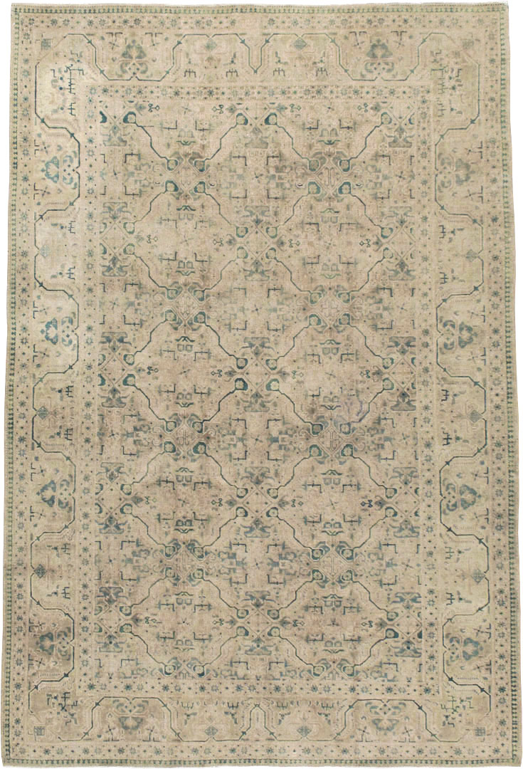 Antique Persian Tabriz Carpet, No.8996 - Galerie Shabab