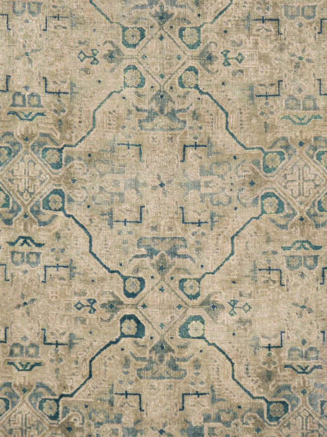Antique Persian Tabriz Carpet, No.8996 - Galerie Shabab