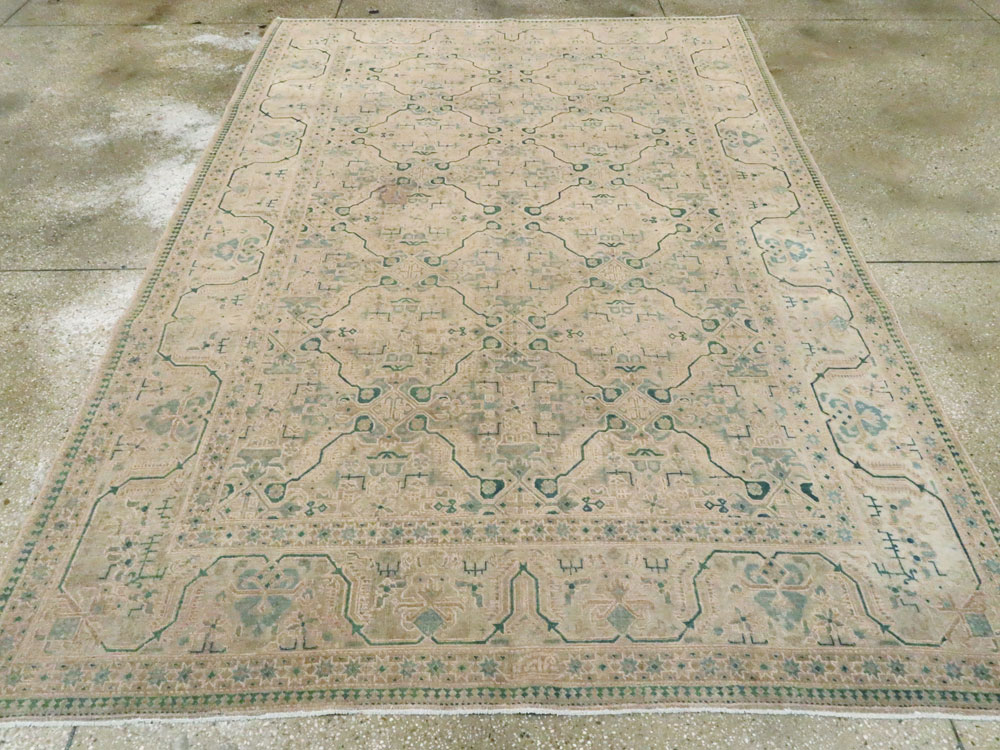 Antique Persian Tabriz Carpet, No.8996 - Galerie Shabab